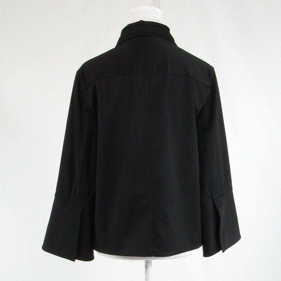 Black MAGASCHONI COLLECTION 3/4 sleeve jacket 10 - Picture 7 of 8